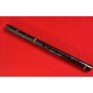 Professional Black Wood Quena – Key of G – New – Case Included